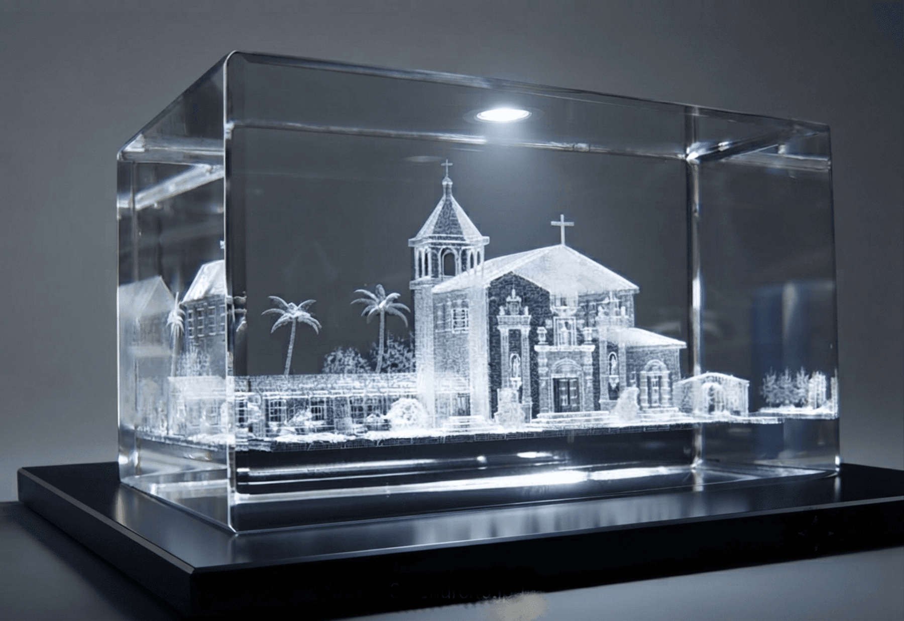 3D Crystal crystal award 4