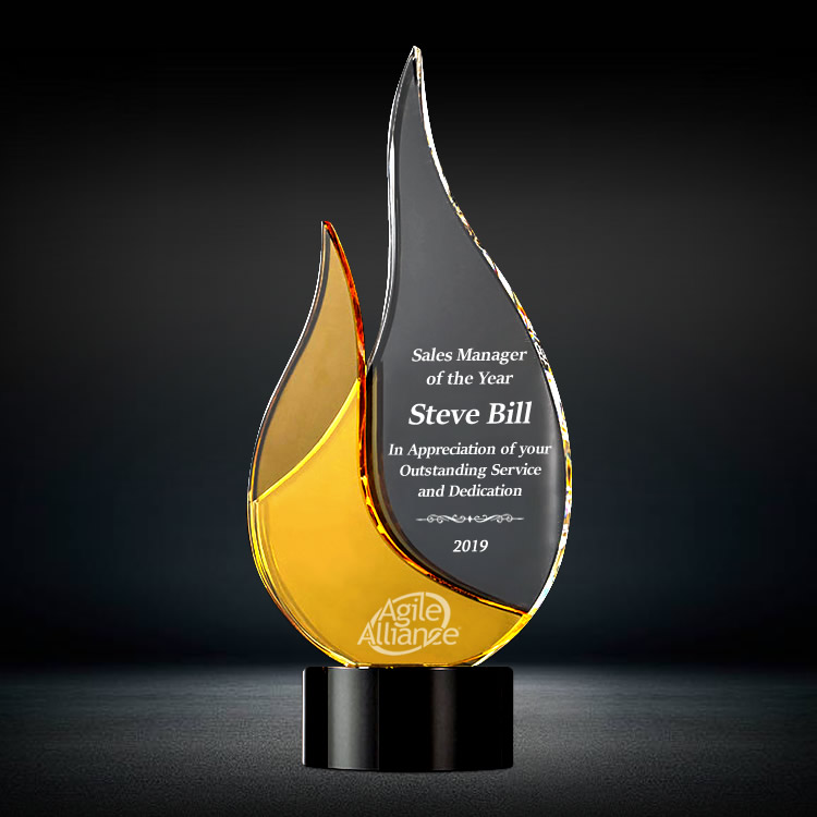 Gold flame award
