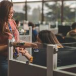 awarding an employee for her hard work
